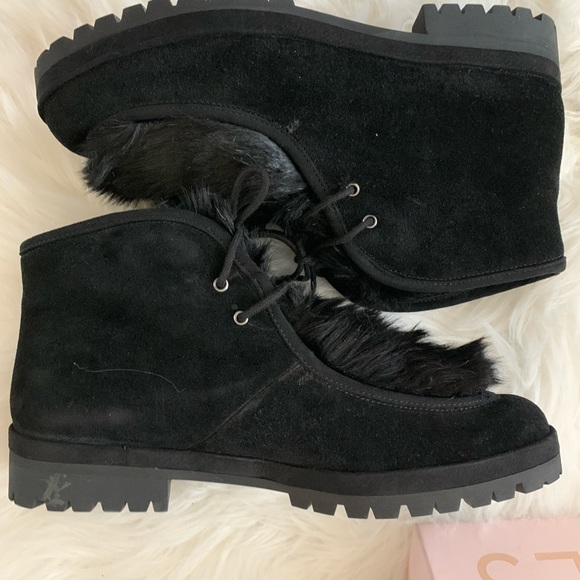 AVEC LES FILLES “Demi II” NEW Faux Fur Booties 8.5 - Picture 2 of 13